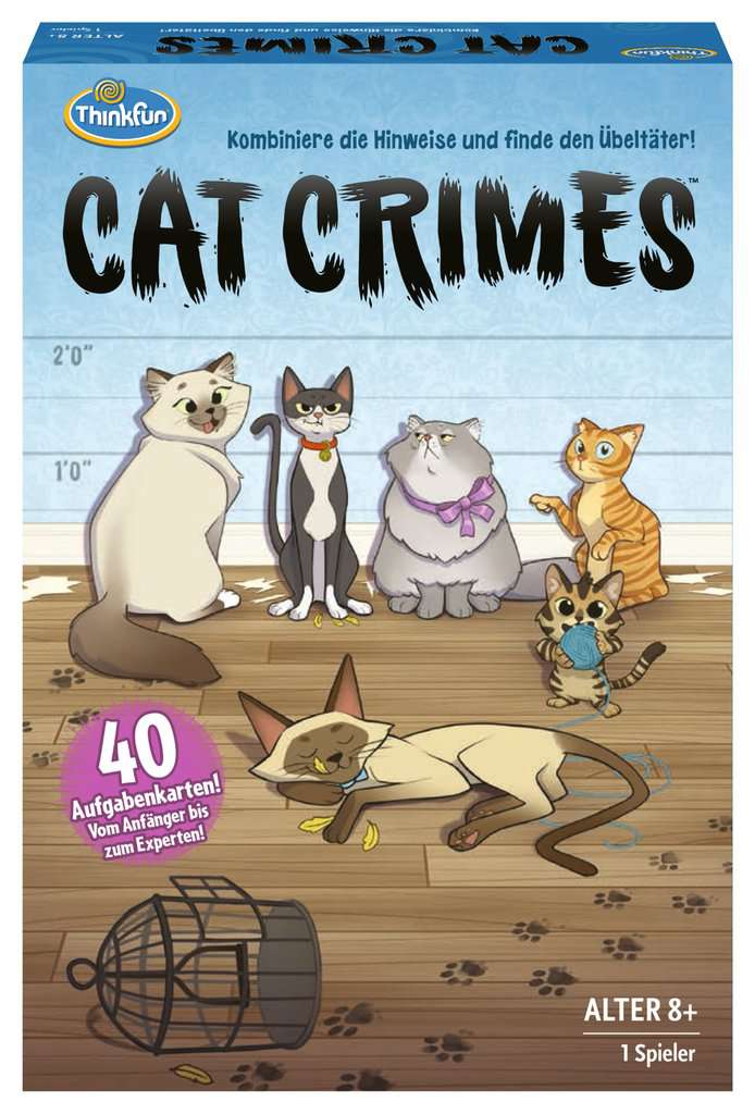 ThinkFun Cat Crimes - Logikspiel ab 8 Jahre
