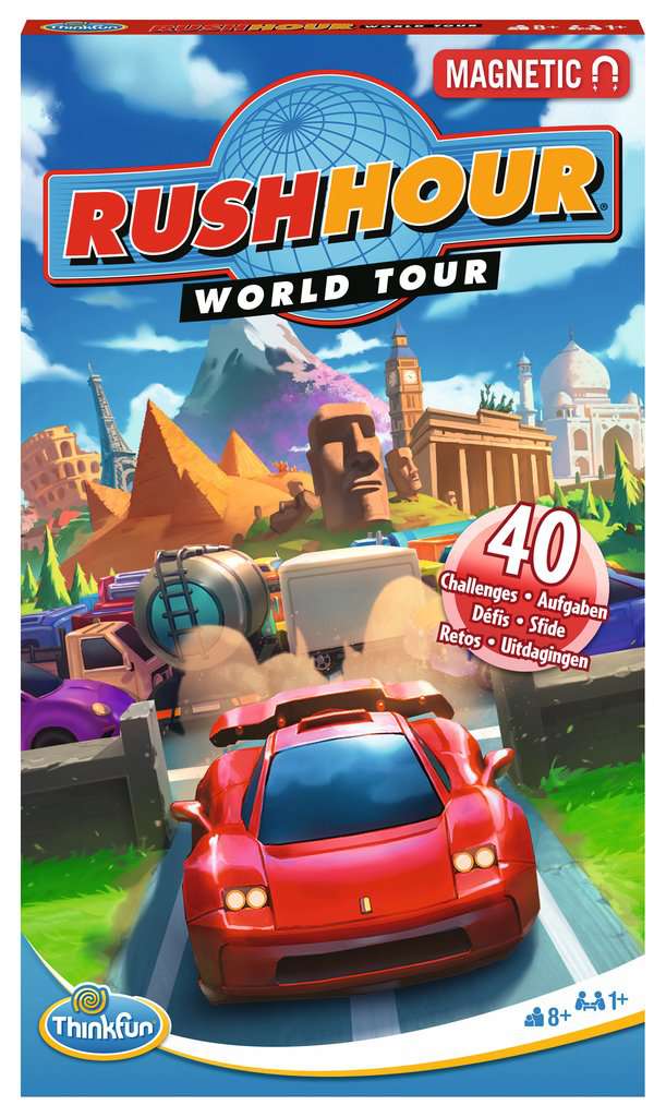 ThinkFun Rush Hour Rush Hour®: World Tour - Logikspiel ab 8 Jahre