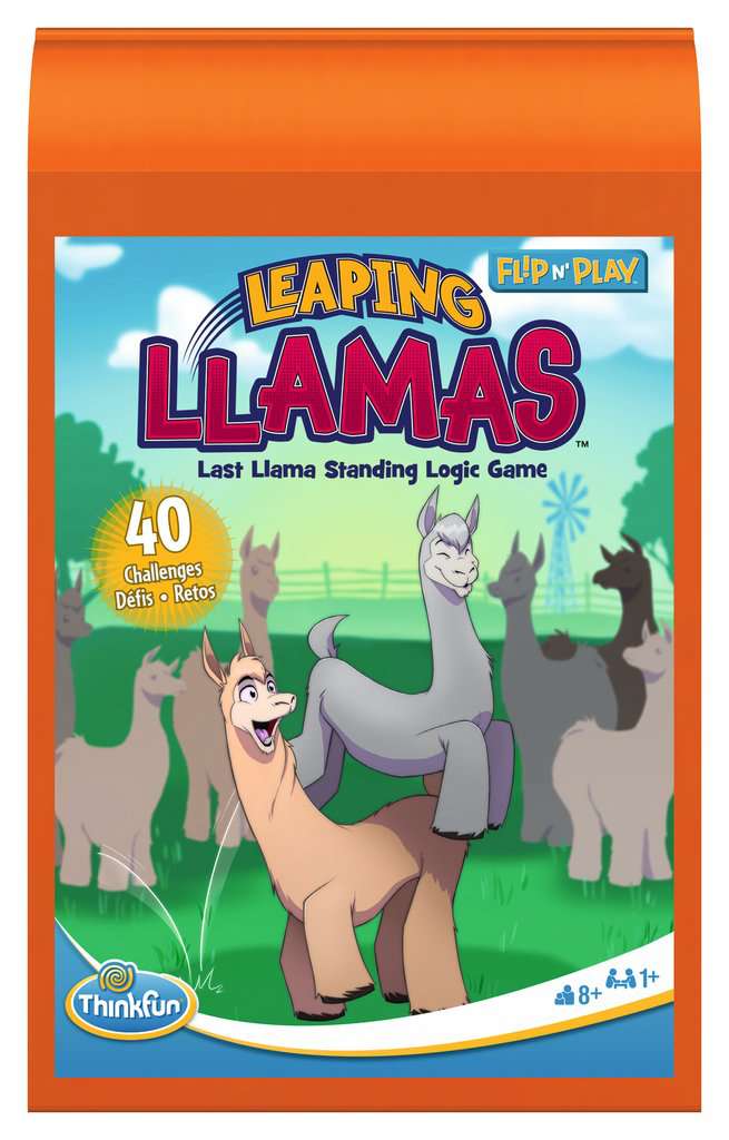 ThinkFun Flip & Play - Leapin' Llamas - Brain game from 8 years