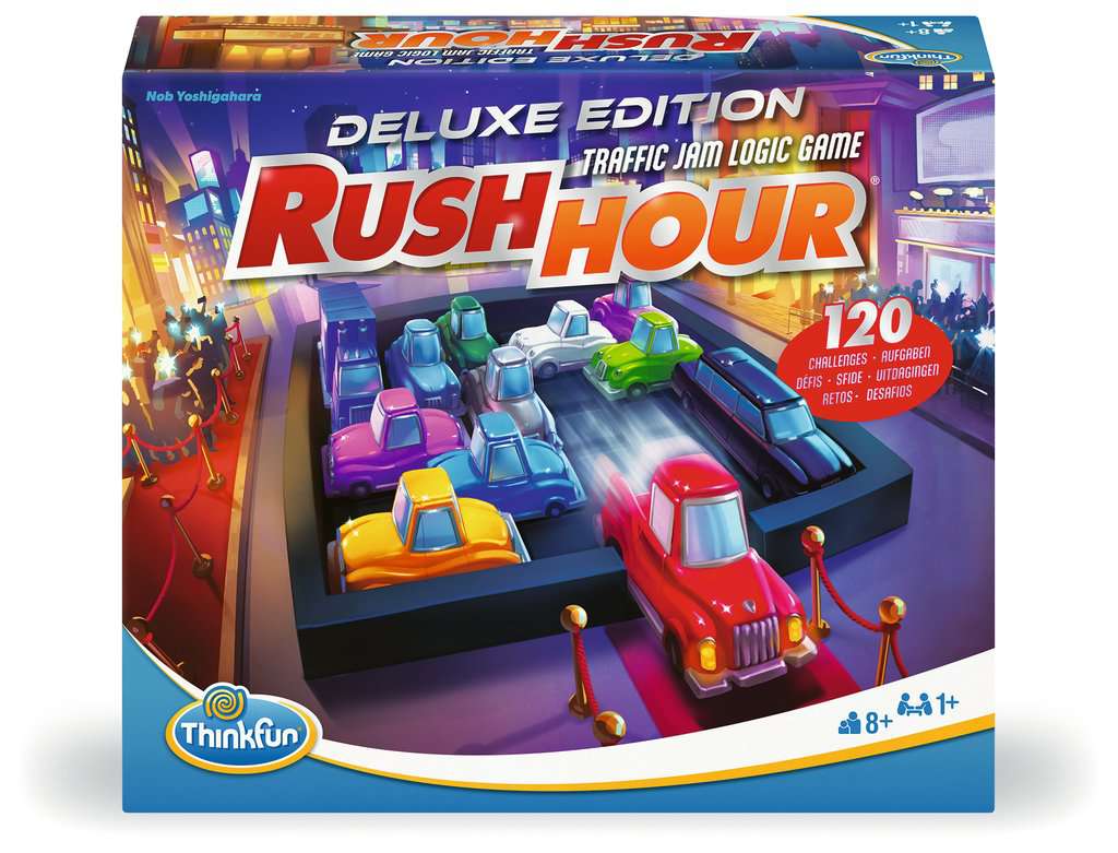 ThinkFun Rush Hour Rush Hour® Deluxe - Denkspiel ab 8 Jahre