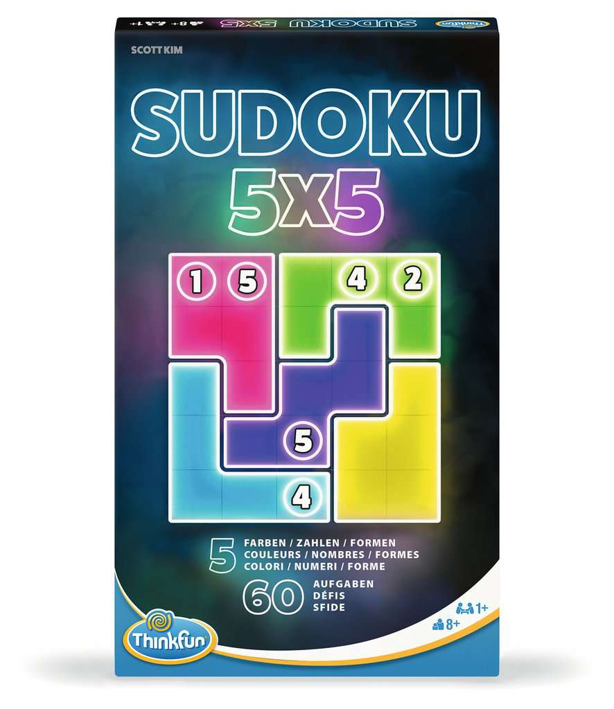 ThinkFun Sudoku 5x5 - Logikspiel ab 8 Jahre