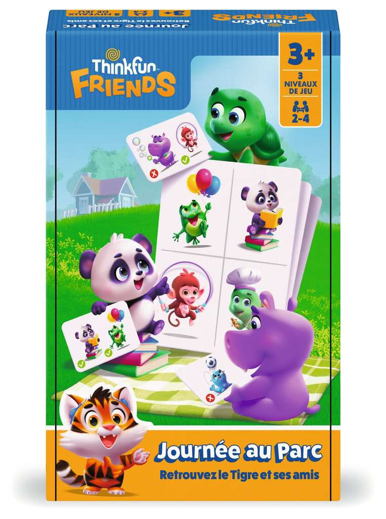 ThinkFun Friends: Journée au Parc - Jeu de logique à partir de 3 ans