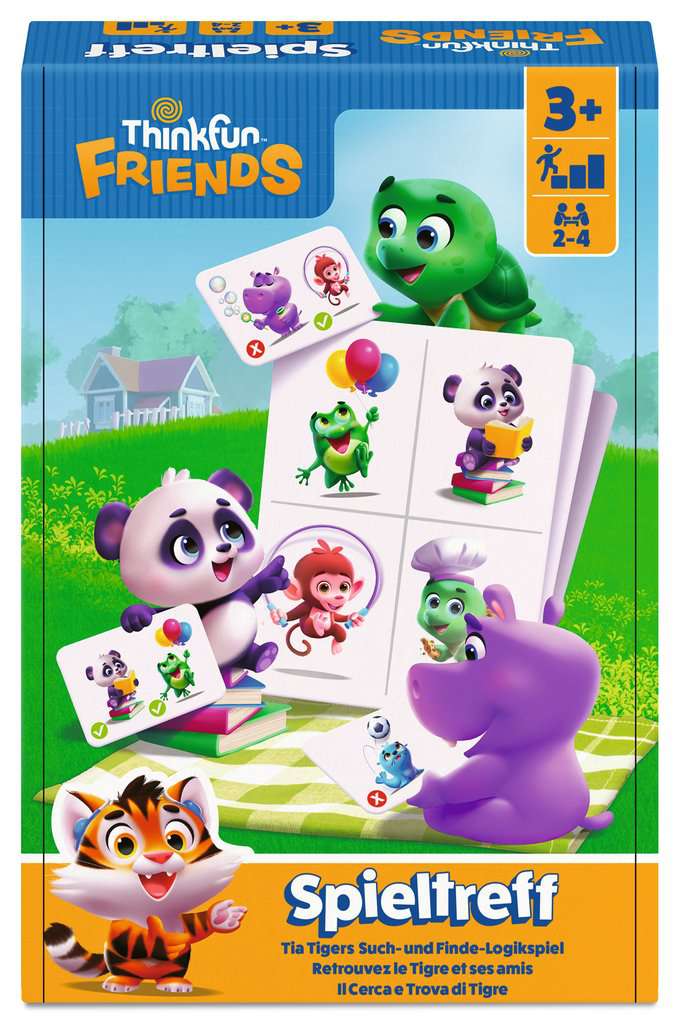 ThinkFun Friends: Spieltreff - Logikspiel ab 3 Jahre