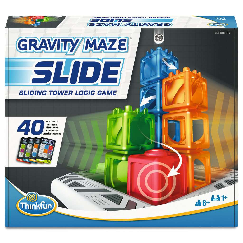 ThinkFun Gravity Maze Slide - Logikspiel ab 8 Jahre