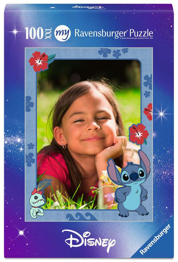 Personalisiertes Disney Stitch Fotopuzzle 100 Teile XXL
