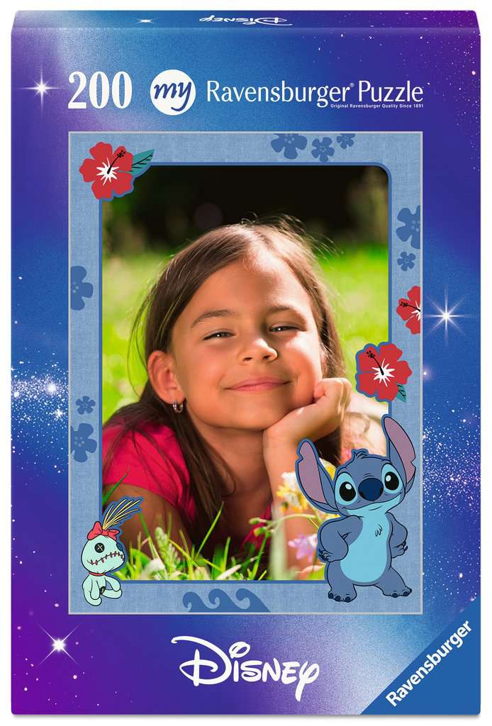 Personalisiertes Disney Stitch Fotopuzzle 200 Teile