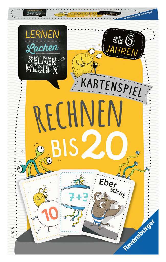 Lernen Lachen Selbermachen: Rechnen bis 20 - Kartenspiel ab 6 Jahre
