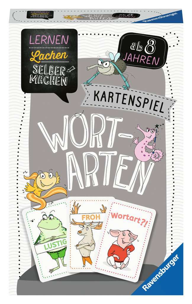 Lernen Lachen Selbermachen: Wortarten - Kartenspiel ab 8 Jahre