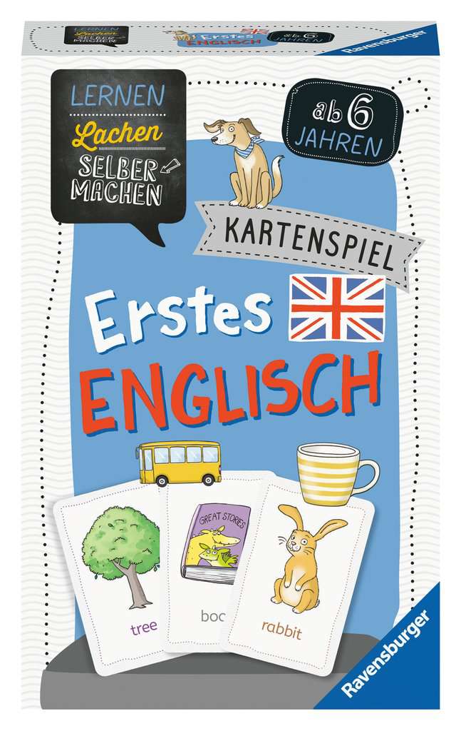 Lernen Lachen Selbermachen: Erstes Englisch - Kartenspiel ab 6 Jahre