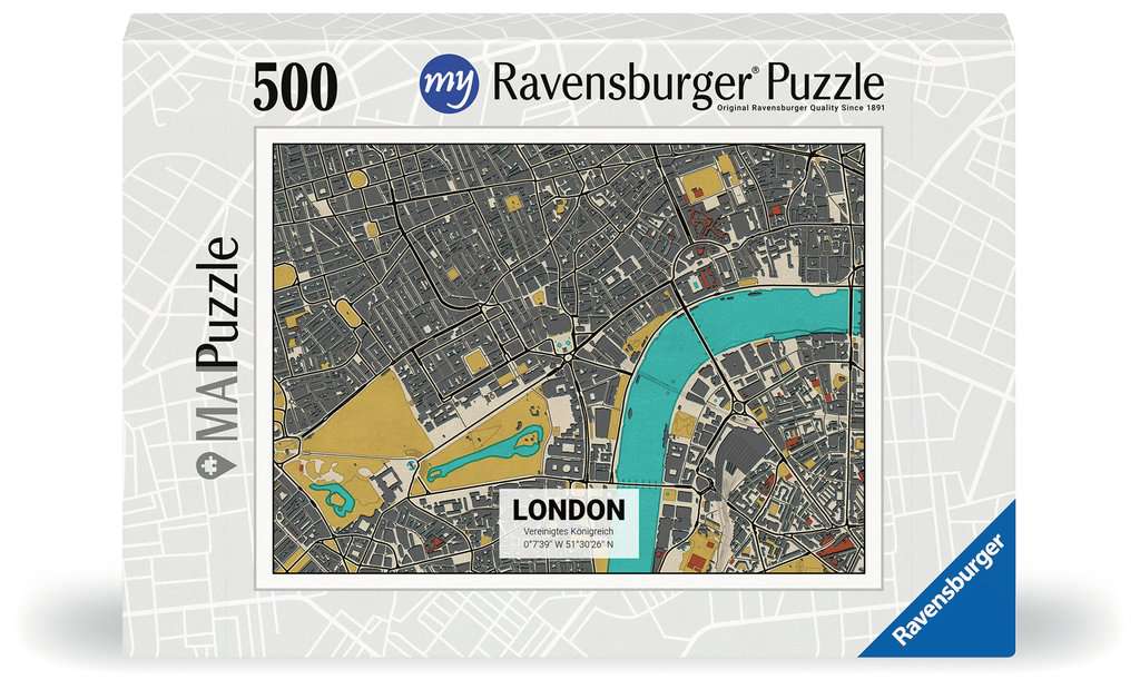 my Ravensburger personalisiertes MAPuzzle 500 Teile