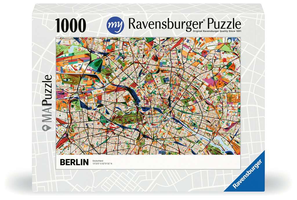 my Ravensburger personalisiertes MAPuzzle 1000 Teile
