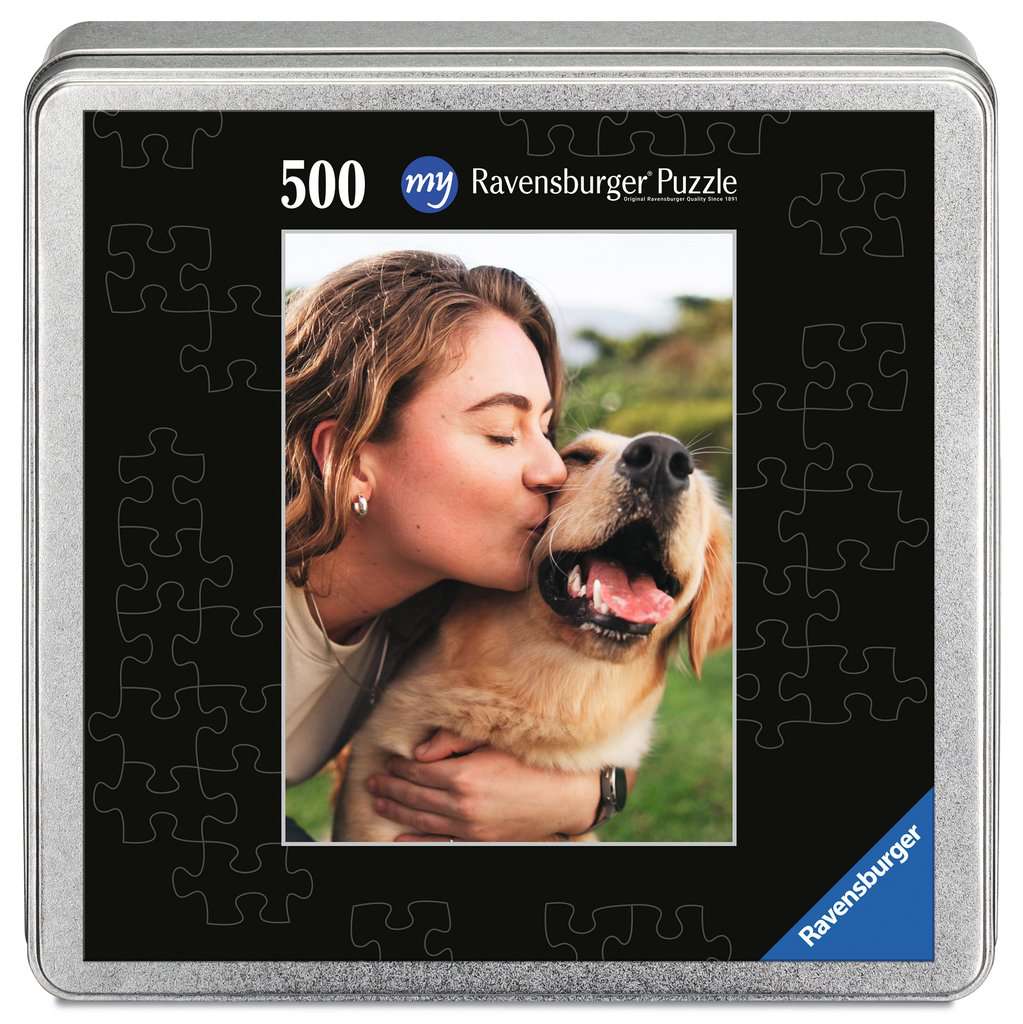 my Ravensburger Fotopuzzle 500 Teile in Metalldose