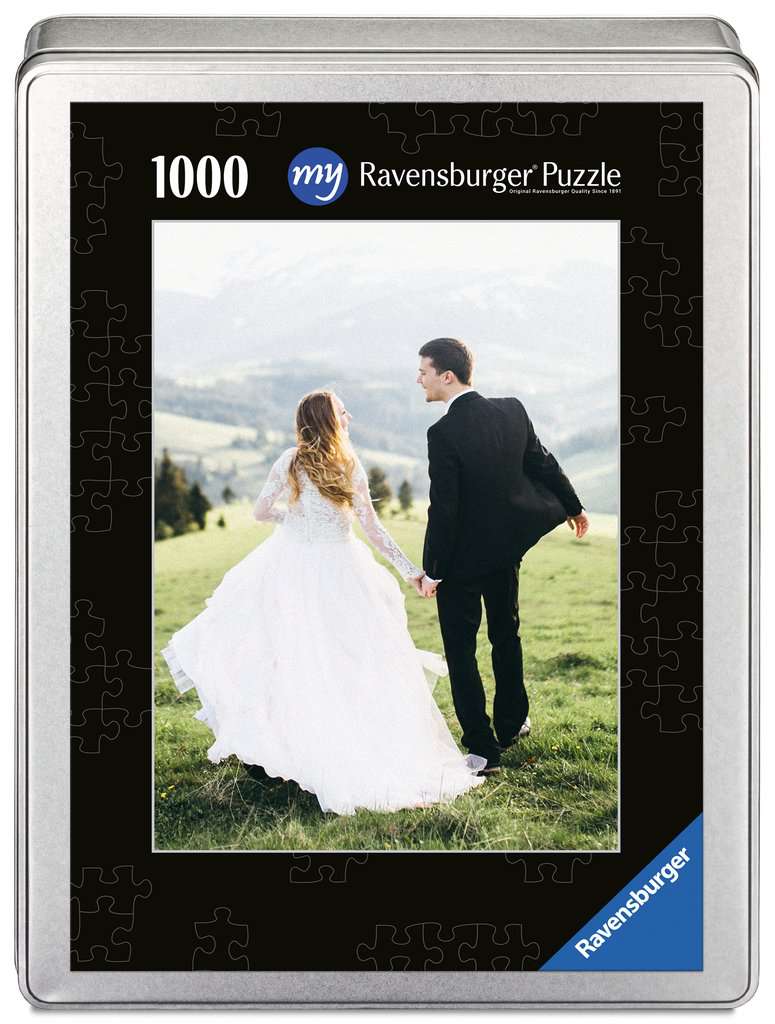 my Ravensburger Fotopuzzle 1000 Teile in Metalldose