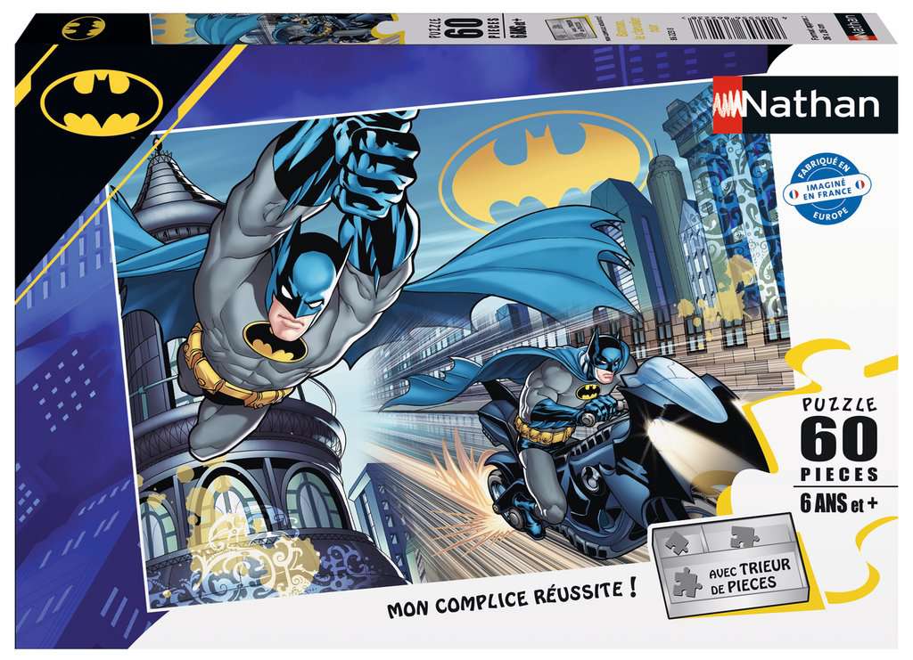 Puzzles Enfants 60 pièces - Batman, le chevalier noir