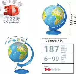 Ravensburger children's world globe sales 180 piece 3d jigsaw puzzle