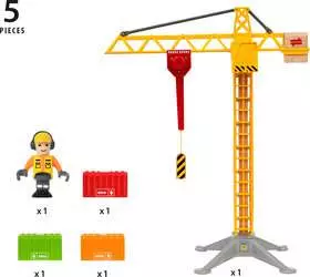 Construction Crane with Lights, Accessories