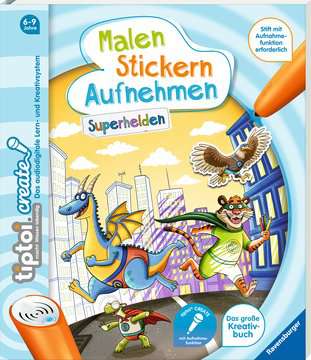 CREATE Malen Stickern Aufnehmen: Superhelden
