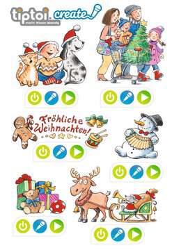 REWE Weihnachtssticker