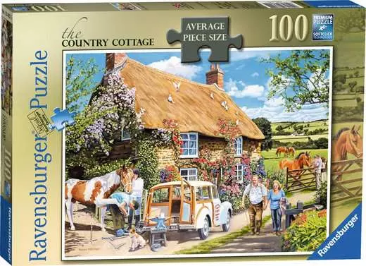 Jigsaw Puzzle The Country Cottage - 100 Pieces Puzzle