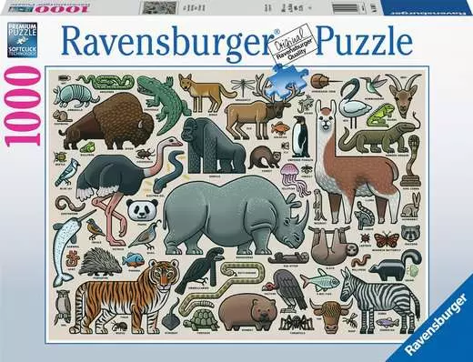 Jigsaw Puzzle You Wild Animal - 1000 Pieces Puzzle