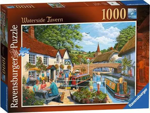 Jigsaw Puzzle Waterside Tavern - 1000 Pieces Puzzle