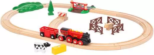 BRIO World Train Set Mighty Red Train Set