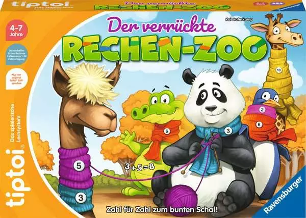 Ravensberger Matratzen tiptoi® Der verrückte Rechen-Zoo - Lernspiel ab 4 Jahren