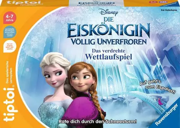 Ravensberger Matratzen tiptoi® Disney Die Eiskönigin - Völlig unverfroren: Das verdrehte Wettlaufspiel - Lernspiel ab 4 Jahren