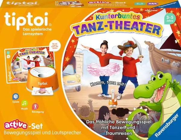 Ravensberger Matratzen ACTIVE Set Kunterbuntes Tanz-Theater - Lernspiel ab 3 Jahren