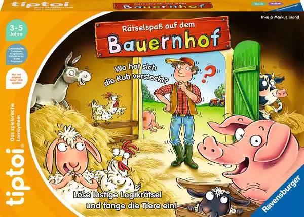 Ravensberger Matratzen tiptoi® Rätselspaß auf dem Bauernhof - Lernspiel ab 3 Jahren