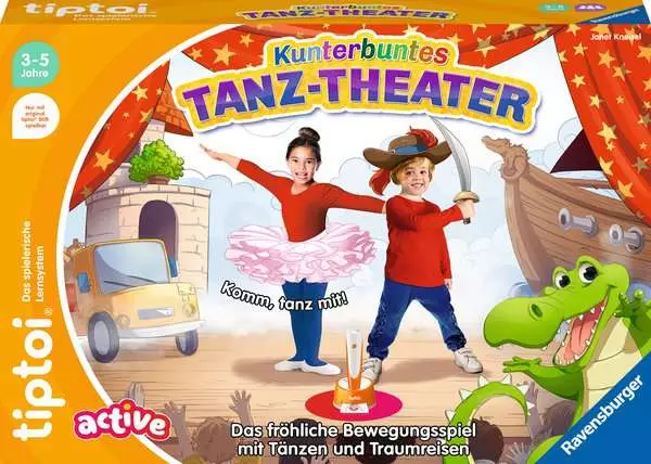 Ravensberger Matratzen tiptoi® ACTIVE Kunterbuntes Tanz-Theater - Lernspiel ab 3 Jahren