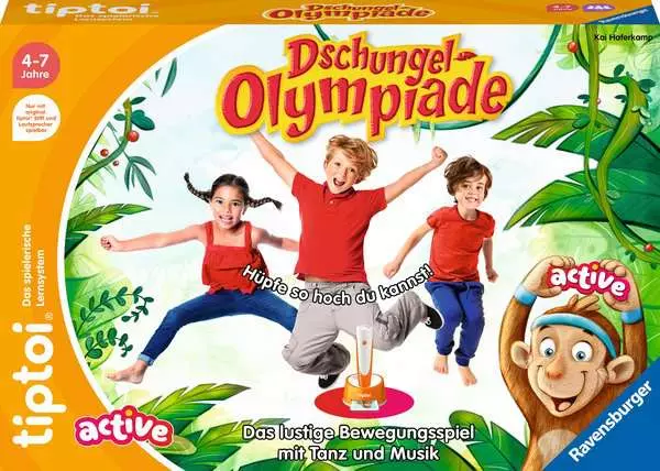 Ravensberger Matratzen ACTIVE Dschungel-Olympiade - Lernspiel ab 4 Jahren