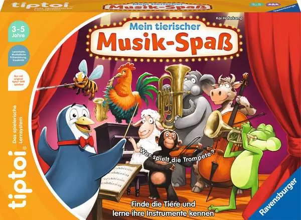 Ravensberger Matratzen tiptoi® Mein tierischer Musik-Spaß - Lernspiel ab 3 Jahren