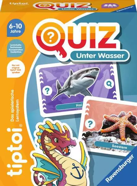 Ravensberger Matratzen tiptoi® Quiz Unter Wasser - Lernspiel ab 6 Jahren