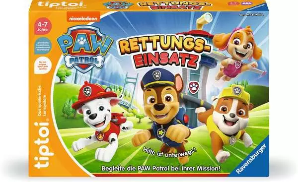 Ravensberger Matratzen tiptoi® PAW Patrol Rettungseinsatz - Kinderspiel ab 4 Jahren