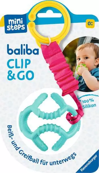 Ravensberger Matratzen baliba Clip & Go türkis - Babyspielzeug ab 0 Monaten