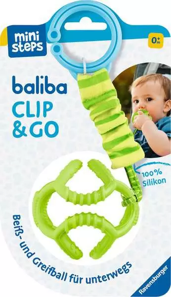 Ravensberger Matratzen baliba Clip & Go grün - Babyspielzeug ab 0 Monaten