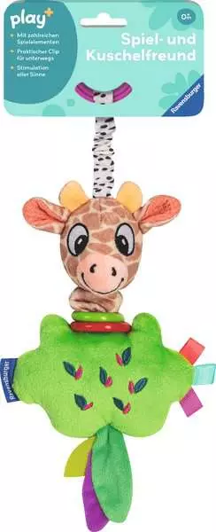 Ravensberger Matratzen Play+ Zappel-Giraffe - Babyspielzeug ab 0 Monaten