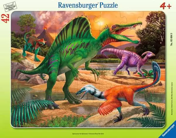 Ravensberger Matratzen Kinderpuzzle ab 4 Jahren - Spinosaurus - 42 Teile