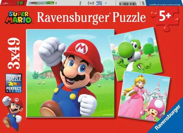 Ravensberger Matratzen Kinderpuzzle ab 5 Jahren - Super Mario - 49 Teile