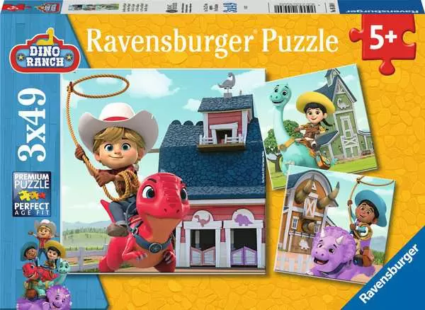 Ravensberger Matratzen Kinderpuzzle ab 5 Jahren - Jon, Min und Miguel - 49 Teile