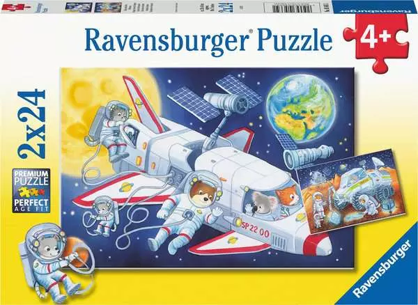 Ravensberger Matratzen Kinderpuzzle ab 4 Jahren - Reise durch den Weltraum - 24 Teile