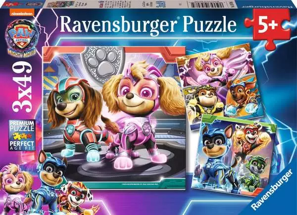 Ravensberger Matratzen Kinderpuzzle ab 5 Jahren - PAW Patrol Power - 49 Teile