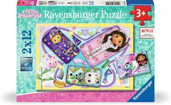 Ravensberger Matratzen Kinderpuzzle ab 3 Jahren - Pyjamaparty - 12 Teile