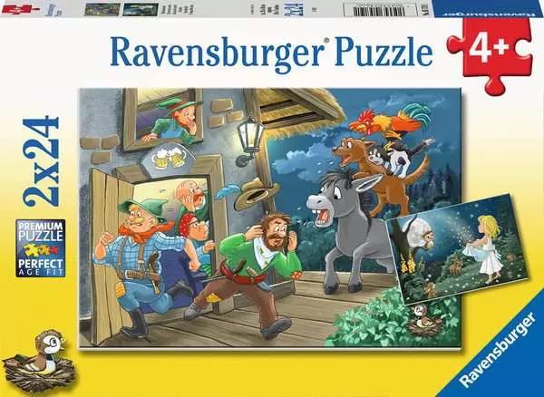 Ravensberger Matratzen Kinderpuzzle ab 4 Jahren - Märchenstunde - 24 Teile