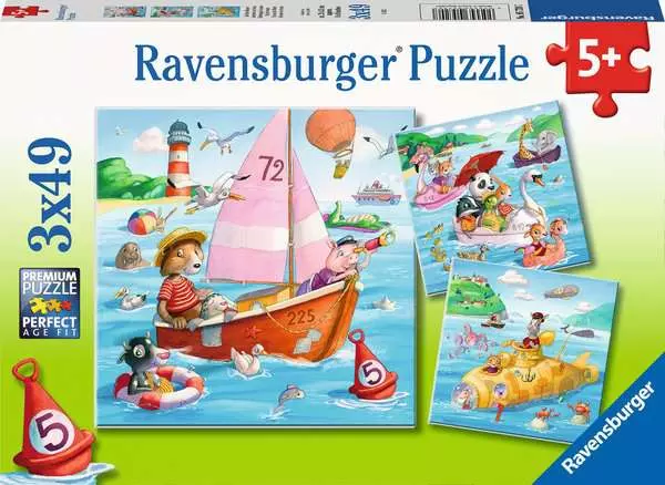 Ravensberger Matratzen Kinderpuzzle ab 5 Jahren - Auf dem Wasser - 49 Teile