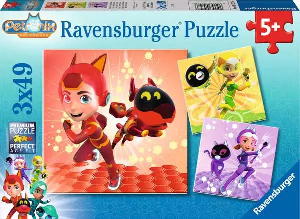 Ravensberger Matratzen Kinderpuzzle ab 5 Jahren - Matt, Jia und Emma - 49 Teile