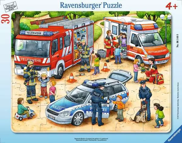 Ravensberger Matratzen Kinderpuzzle ab 4 Jahren - Spannende Berufe - 30 Teile