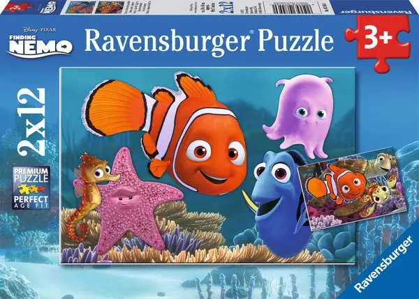 Ravensberger Matratzen Kinderpuzzle ab 3 Jahren - Nemo der kleine Ausreißer - 12 Teile