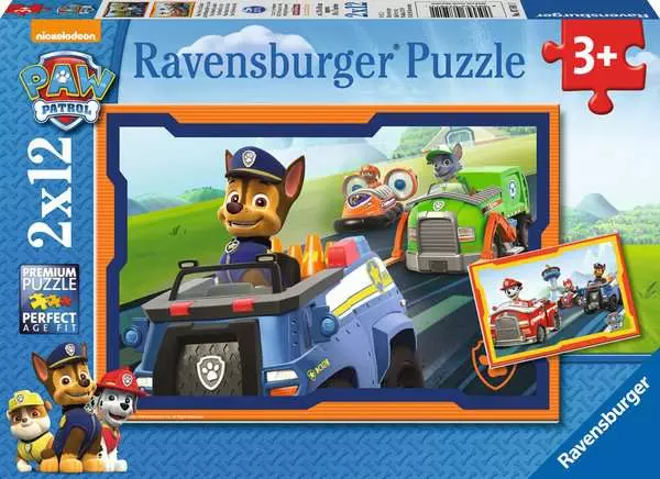 Ravensberger Matratzen Kinderpuzzle ab 3 Jahren - Paw Patrol im Einsatz - 12 Teile